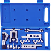 Thorstone Single Flaring Tool & Swaging Tool Kit for HVAC, Tubing, Copper Pipe Flaring with Tubing Cutter and Ratchet Wrench, 45 Degrees, Blue