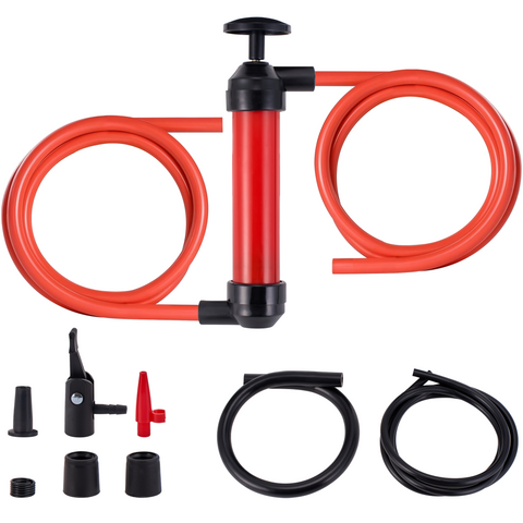 Thorstone 200cc Siphon Fluid Transfer Pump Kit With Max 86 Inch Long Hoses