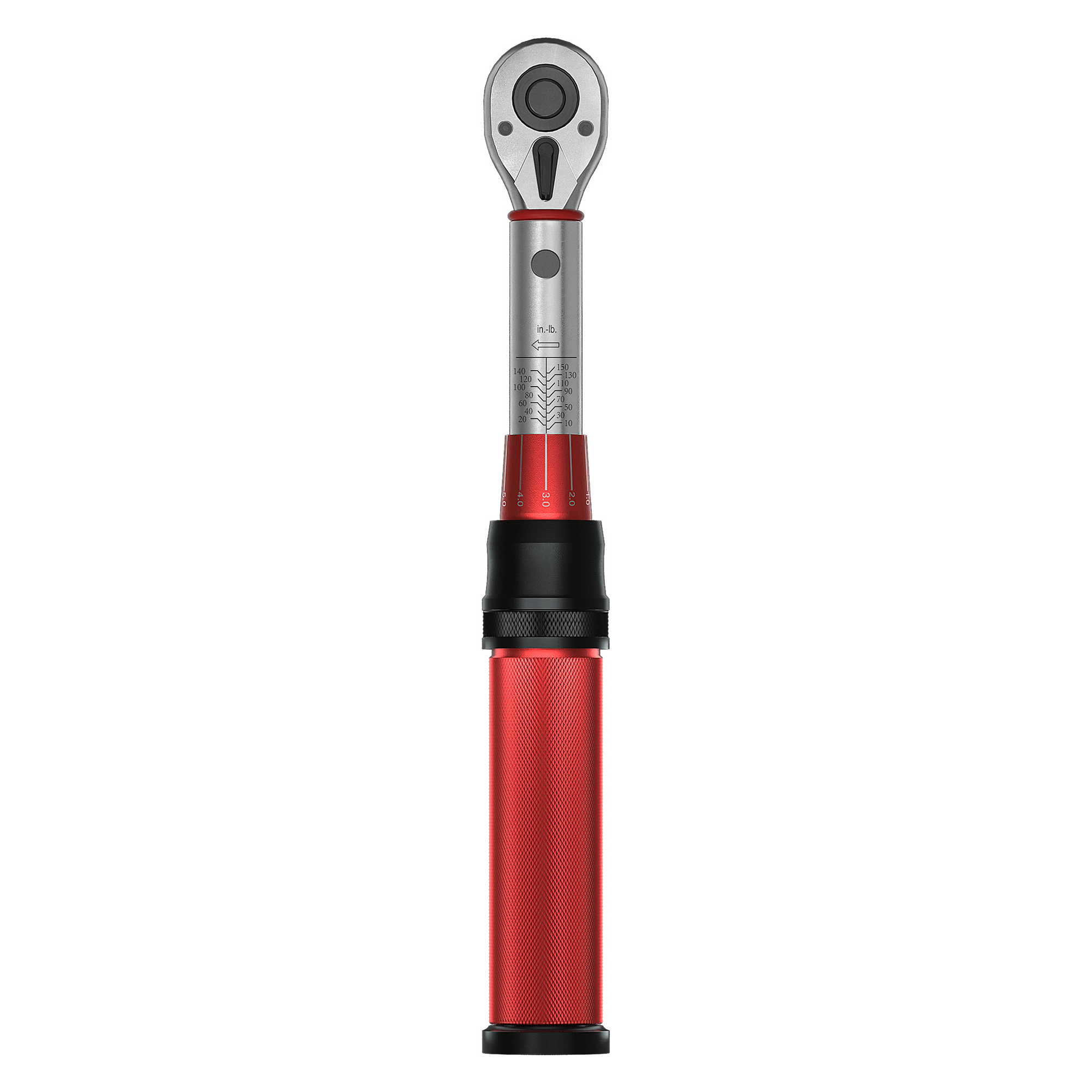 Thorstone 1/4-inch Drive Click Torque Wrench, 10-150 in.-lb./1.1~16.9 Nm, 90-Tooth Gear