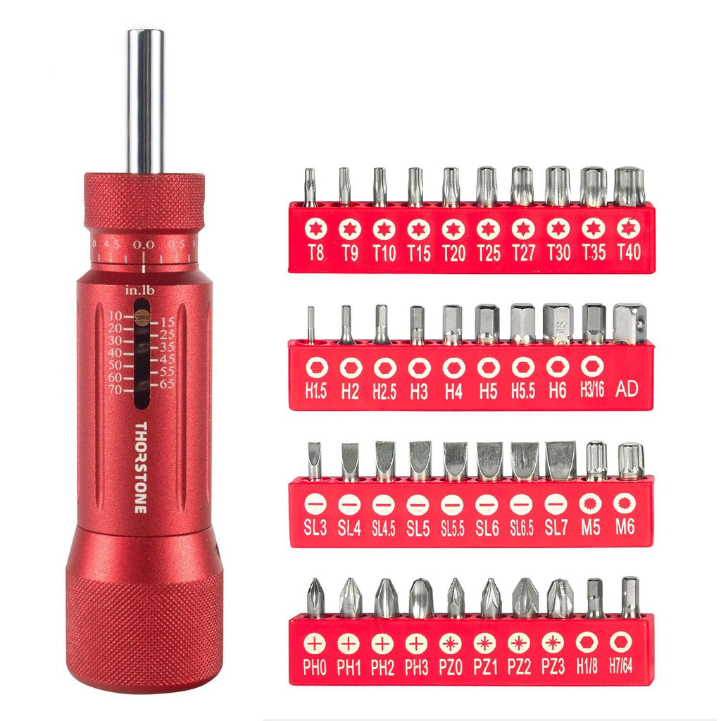 Thorstone 1/4-inch Torque Screwdriver Wrench Set | 10 to 70 Inch