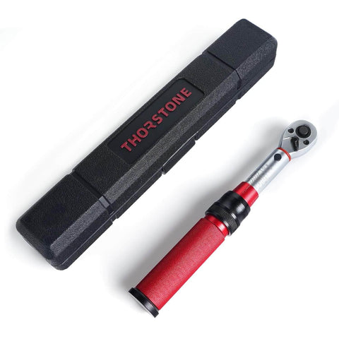 Thorstone 1/4-inch Drive Click Torque Wrench, 10-150 in.-lb./1.1~16.9 Nm, 72-Tooth Gear