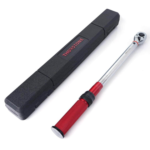 Thorstone 3/8-inch Drive Click Torque Wrench, 10-80 ft.-lb. / 13.6~108.5 Nm, 90-Tooth Gear