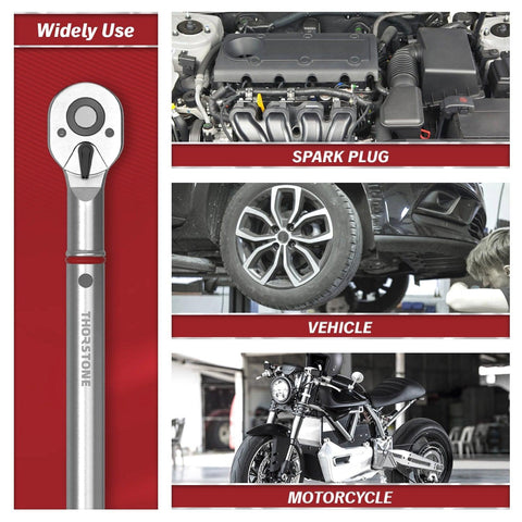 Thorstone 3/4-inch Drive Click Torque Wrench, 100-600 ft.-lb. / 135-815 Nm, 24-Tooth Gear